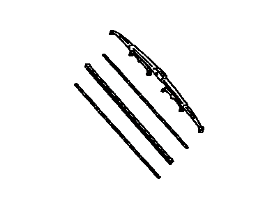 Toyota 85242-20030 Blade Assy,  Rear Wiper