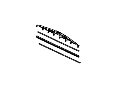 Toyota 85212-20380 Blade,  Front Wiper,  RH