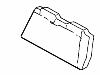 Toyota 71480-0W030 Seat Back Assembly