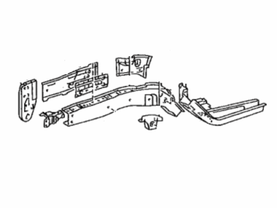 Toyota 57101-20780 Sidemember Assembly