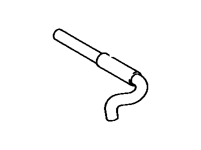 Toyota 12262-74080 Hose,  Ventilation,  NO.2