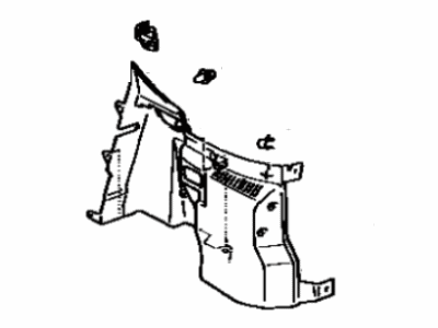 Toyota 64740-20170-C0 Trunk Side Trim
