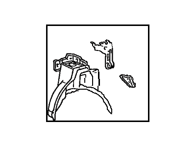 Toyota 61608-20920 Inner Wheelhouse
