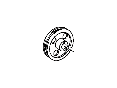 Toyota 44311-12040 Pulley,  Vane Pump