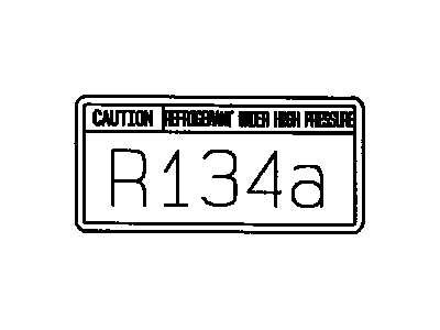 Toyota 88723-34020 Label