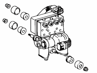 Toyota 44510-20240 Actuator Assembly