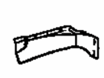Toyota 61637-0W010 Upper Reinforcement