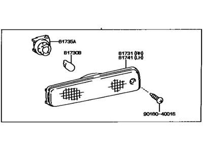 Toyota Side Marker Light - 81740-20200