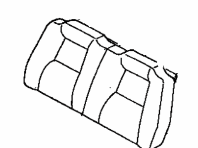 Toyota 71077-0W030 Seat Back Cover