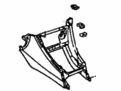Toyota 55434-20180-C0 Lower Panel, Center