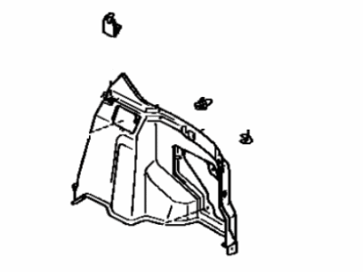 Toyota 64730-20170-C0 Trunk Side Trim