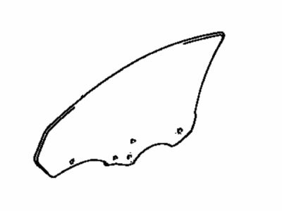 Toyota 68111-20600 Door Glass