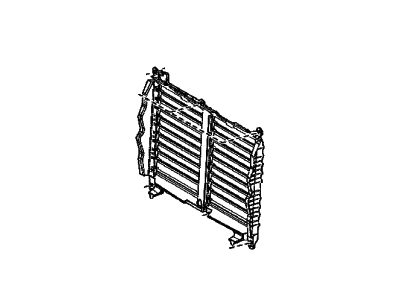 Toyota 53180-0C010 Shutter Assy,  Radiator