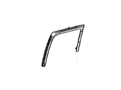 Toyota 68142-0C070 Run,  Rear Door Glass,  RH