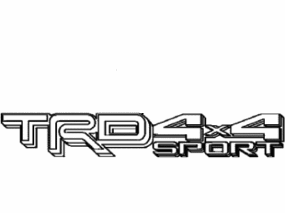 Toyota 75996-0C100-A0 Decal