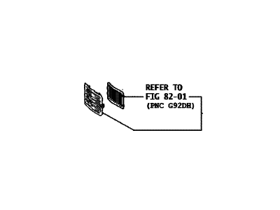 Toyota 58441-0C030-C0 Cover, Battery Service Hole