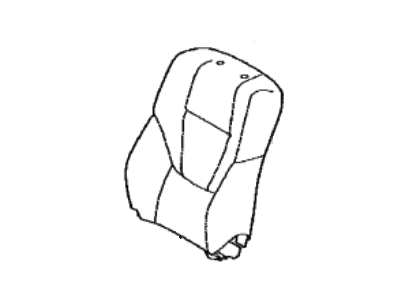 Toyota 71074-AN010-E0 Cover,  Front Seat Back,  LH(For Separate Type)