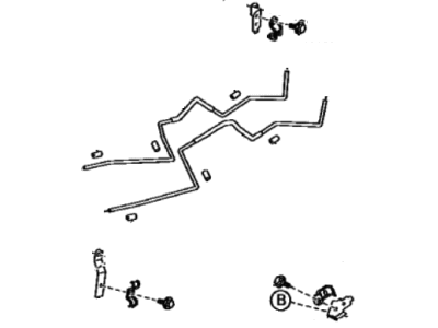 Toyota 32907-0C060 Tube Sub-Assy,  Oil Cooler W/O Hose,  NO.2