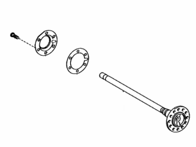 Toyota 42301-0C040 Shaft Sub-Assy,  Rear Axle