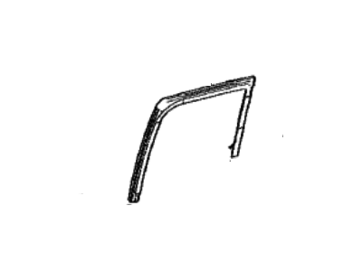Toyota 68152-0C070 Run,  Rear Door Glass,  LH