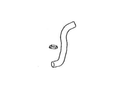 Toyota 16572-F4010 Hose,  Radiator,  NO.2