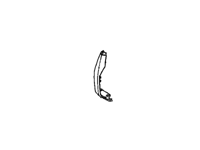 Toyota 52712-0C070 Moulding,  Front Bumper Side,  RH
