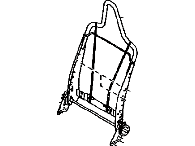 Toyota 71640-34020 Seat Back Frame