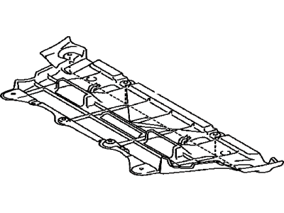 Toyota 58165-74020 Cover, Front Floor, Passenger Side