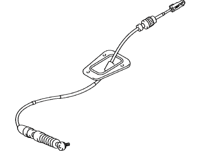 Toyota 33820-74050 Cable Assembly, Transmission Control