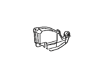 Toyota 51460-74010 Cover Assembly, Motor Side Under, Rear Passenger Side