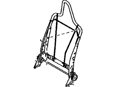 Toyota 71630-34040 Seat Back Frame