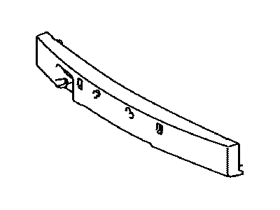 Toyota 52611-74030 Absorber, Front Bumper Energy