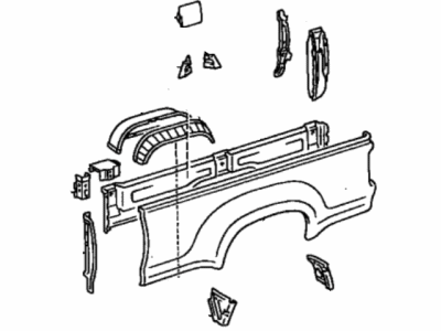 Toyota 65600-34080 Side Panel