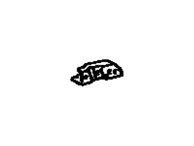 Toyota 52164-34011 Face Bar Mount Plate