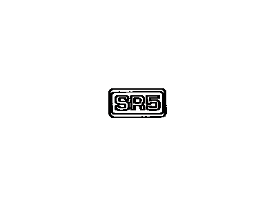 Toyota 75381-34010 Nameplate