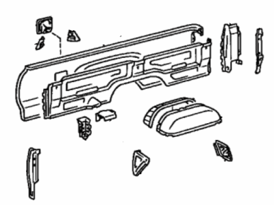 Toyota 65500-34070 Side Panel