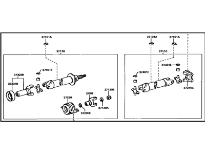 Toyota 37100-0W020 Drive Shaft