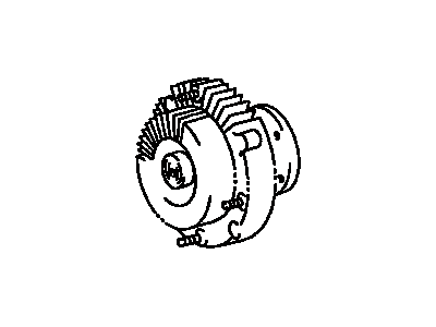 Toyota 16210-75040 Coupling Assy,  Fluid