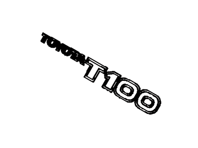 Toyota 75427-34010 Nameplate, Front