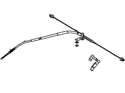 Toyota T100 Parking Brake Cable - 46420-34050
