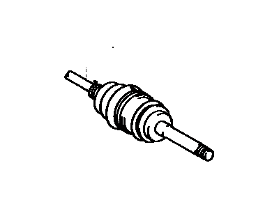 Toyota 43430-34020 Shaft Assy,  Front Drive,  RH