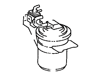 Toyota 25860-75100 Valve Assy,  Vacuum Switching,  NO.1