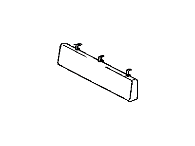 Toyota 64271-34040 Back Panel