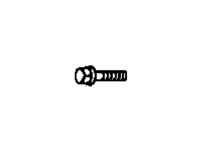 Toyota 90119-08658 Bolt, With Washer