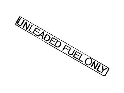 Toyota 74559-14050 Plate,  Fuel Caution