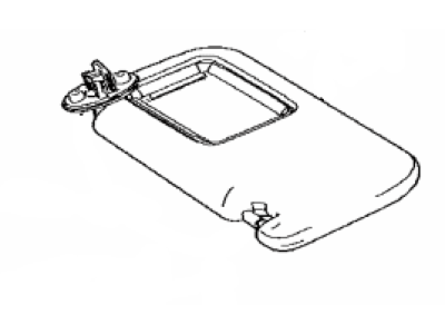 Toyota 74320-06C60-B1 Visor Assy,  LH