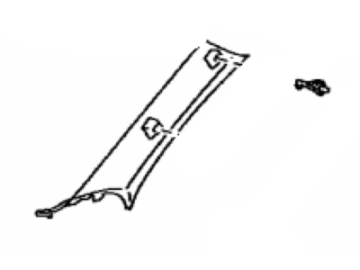 Scion 62220-21050-B1 Garnish,  Front Pillar,  LH