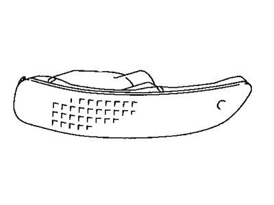 Toyota 81521-02020 Lens, Driver Side