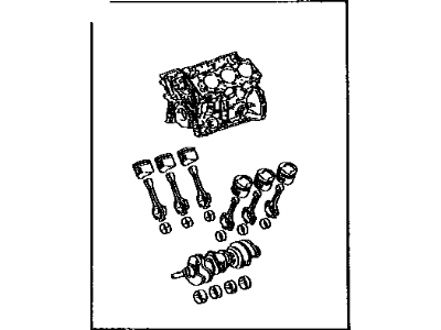 Toyota 11400-75061 Short Block