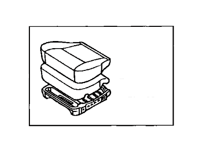 71410-0Y030-B0 Toyota Cushion Assembly, Front Seat, Passenger Side Illustration 1 of 1